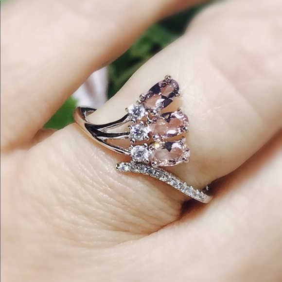 Fading Colors Sterling Silver Adjustable Ring - Picture 4 of 8